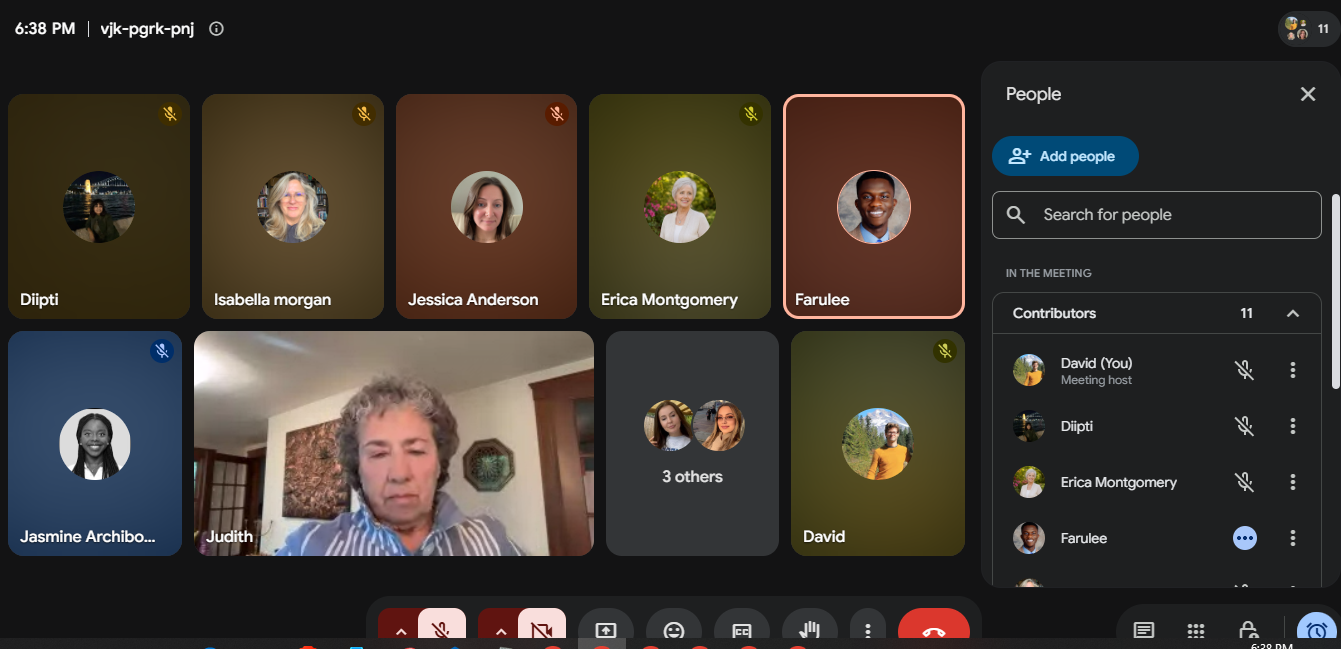 A Literary King Club live video discussion in progress
